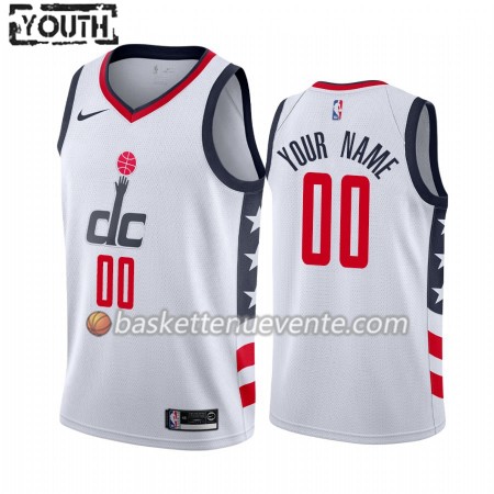 Maillot Basket Washington Wizards Personnalisé 2019-20 Nike City Edition Swingman - Enfant